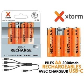 XTORM NEXT GEN PILES AA RECHARGEABLES 2200mah