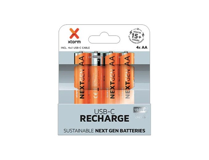 XTORM NEXT GEN PILES AA RECHARGEABLES 2200mah