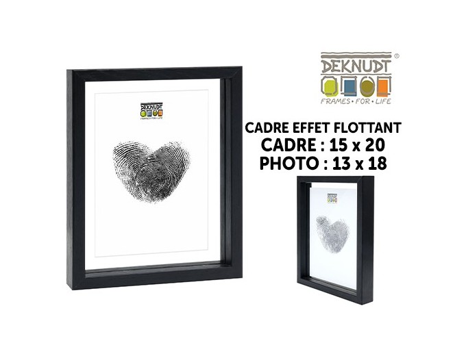 Deknudt cadre bois effet flottant S68S