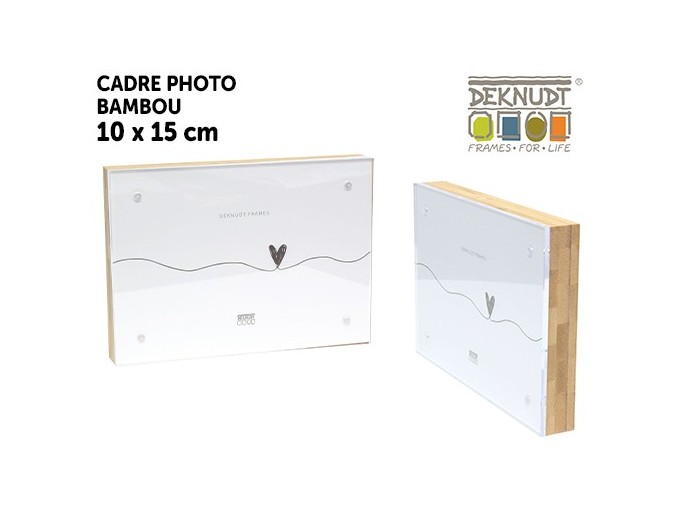 DEKNUDT CADRE BAMBOU AVEC FERMETURE MAGNETIQUE