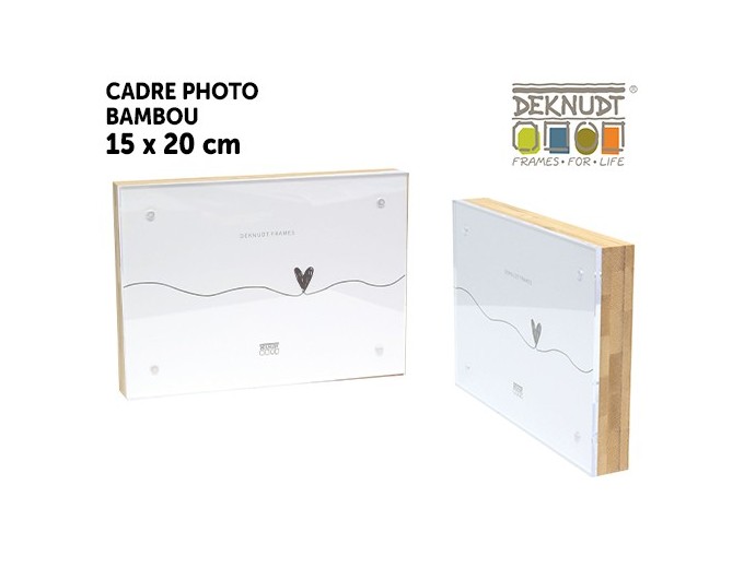 DEKNUDT CADRE BAMBOU AVEC FERMETURE MAGNETIQUE