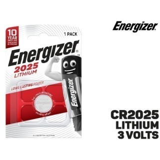 ENERGIZER   PILE CR2025 LITHIUM 3V (10)