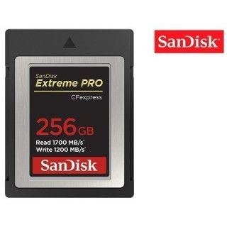 SanDisk CFexpress  256Go   Type B   1700 1200 Mo s