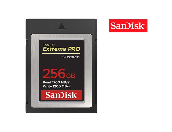 SanDisk CFexpress  256Go   Type B   1700 1200 Mo s