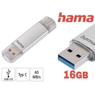 HAMA Cle Memoire 16 Go LAETA USB-C USB 3.2 40mo s