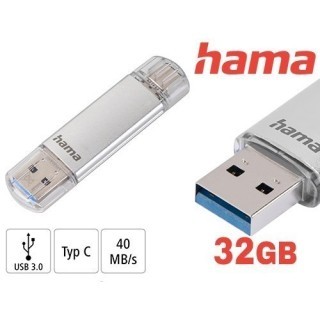 HAMA Cle Memoire 32 Go LAETA USB-C USB 3.2 40mo s
