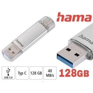 HAMA Cle Memoire 128Go LAETA USB-C USB 3.2 40mo s