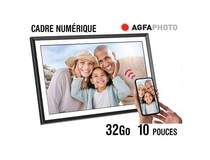 AGFA CADRE NUMERIQUE APF1000 WI-FI 10 POUCES