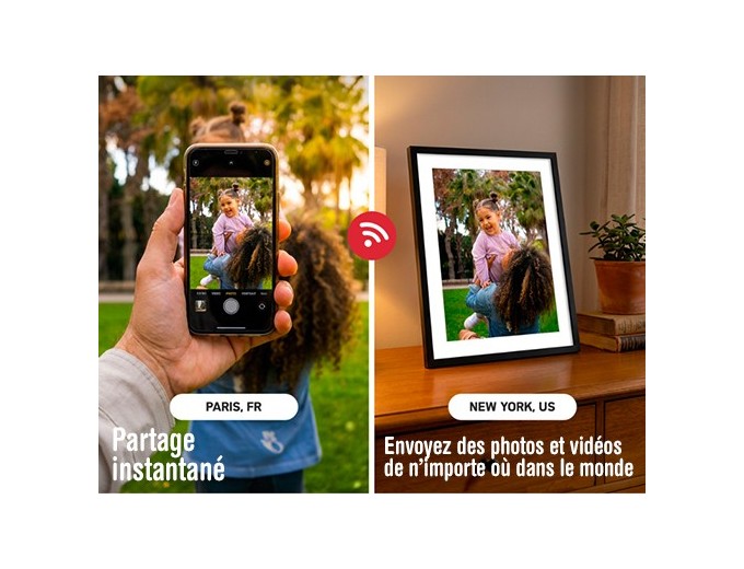 AGFA CADRE NUMERIQUE APF1000 WI-FI 10 POUCES