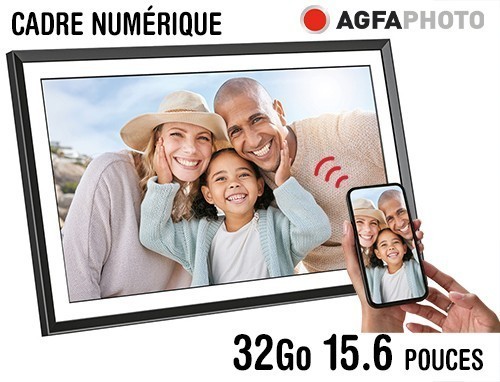 AGFA CADRE NUMERIQUE APF1560 WI-FI 15.6 POUCES