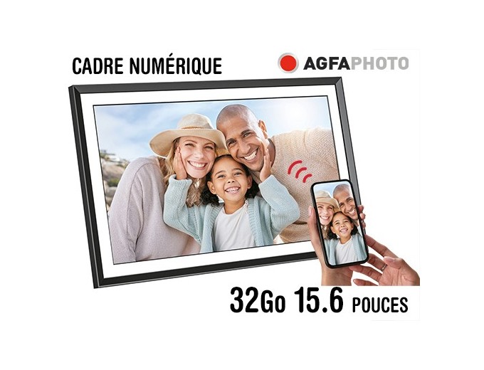 AGFA CADRE NUMERIQUE APF1560 WI-FI 15.6 POUCES
