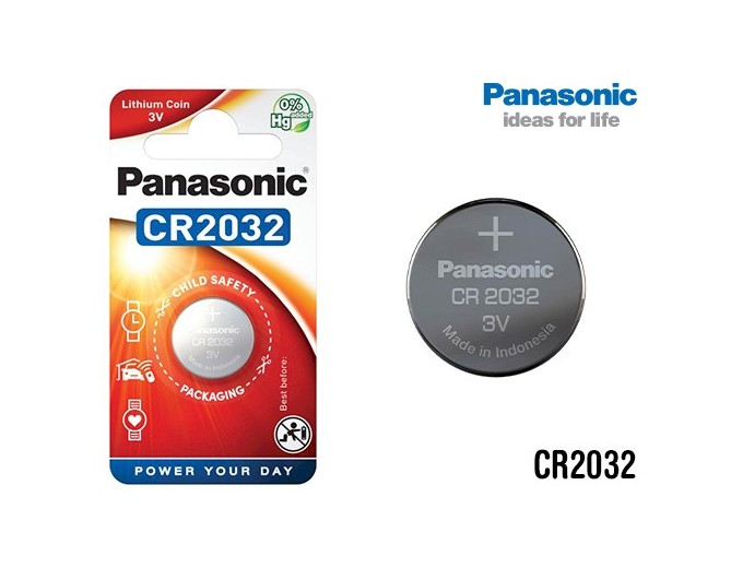 PILE PANASONIC  CR2032 3V (12) BLISTER 1 PILE