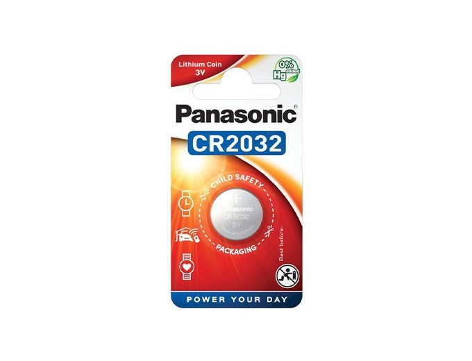 PILE PANASONIC  CR2032 3V (12) BLISTER 1 PILE