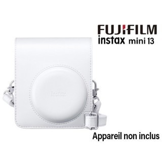 FUJI Housse INSTAX mini 13 Clay White Blanc