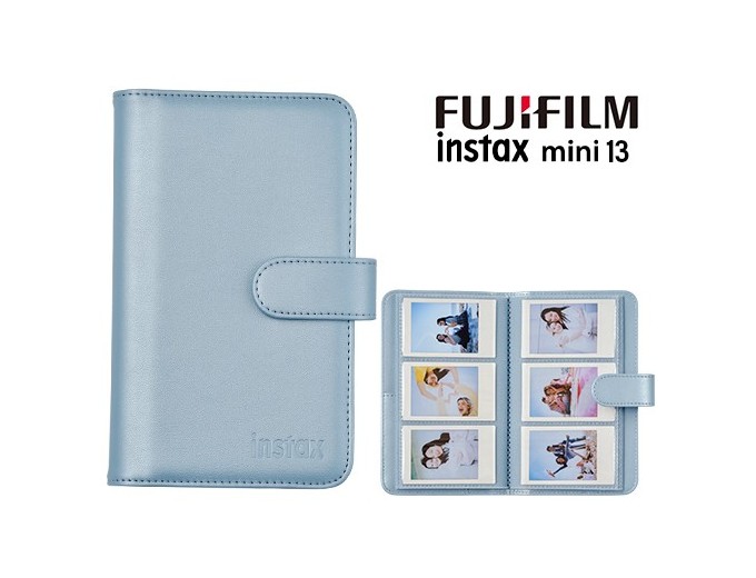 FUJI ALBUM mini 13 PASTEL BLUE 108 PHOTOS INSTAX