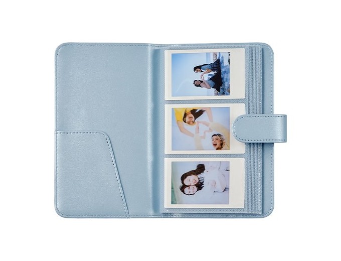 FUJI ALBUM mini 13 PASTEL BLUE 108 PHOTOS INSTAX