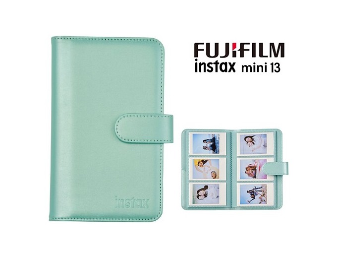 FUJI ALBUM mini 13 LAGOON GREEN 108 PHOTOS INSTAX